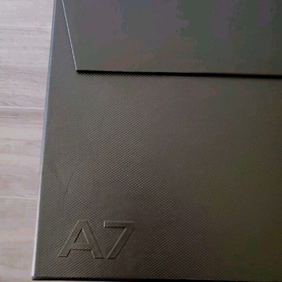 Audi A7 Maintenance Record Box Dealer Freebie Gunmetal 2012 Ring Embossed Files - Picture 12 of 12